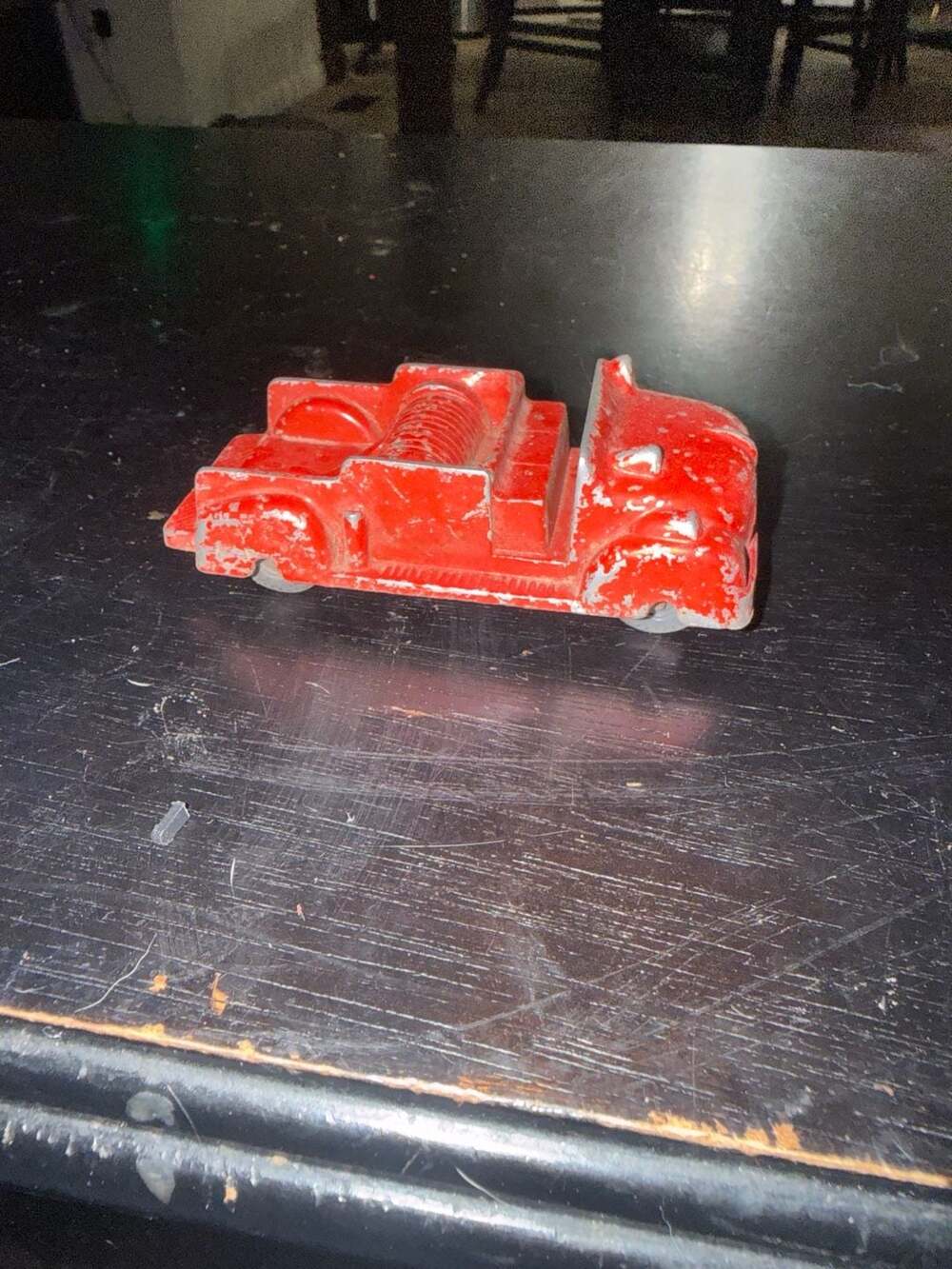 Vintage Lansing Aluminum Slik-Toys Fire Truck #9700